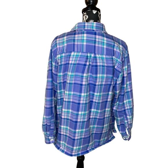 Purple Plaid L.L. Bean Shacket - Picture 2 of 5